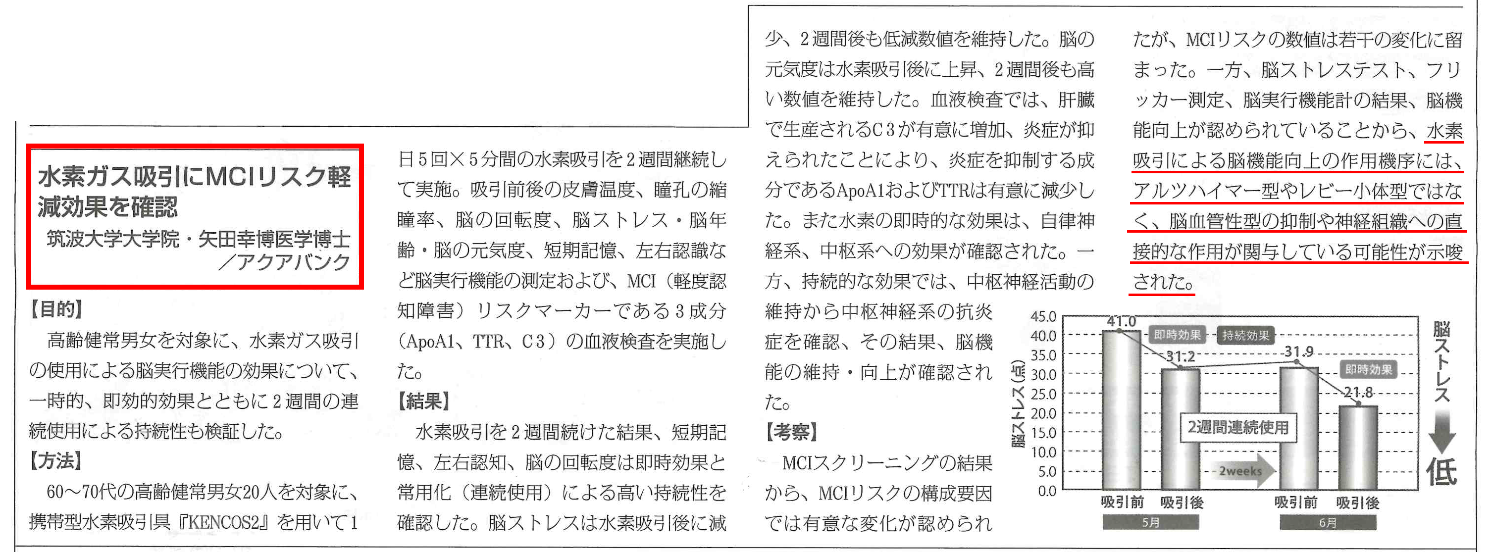 2017年11月15日健康産業新聞　学術トピックス